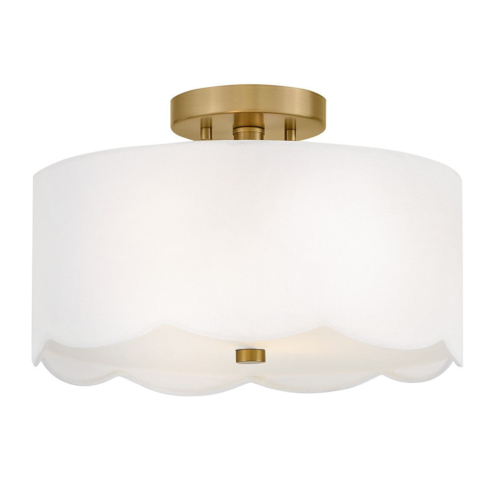 Lark - 84381LCB - LED Semi-Flush Mount - Bliss - Lacquered Brass