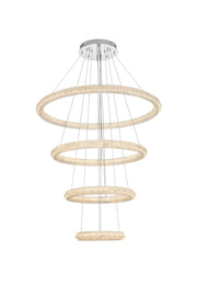 Elegant Lighting - 3800G41C - LED Chandelier - Bowen - Chrome