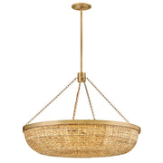 Hinkley - 48426LCB-NAT - LED Chandelier - Sanibel - Lacquered Brass