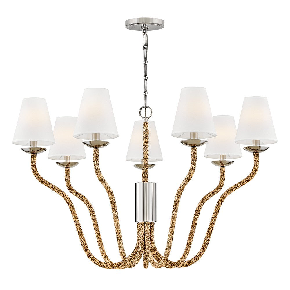 Hinkley - 48445PN-NAT - LED Chandelier - Harwich - Polished Nickel
