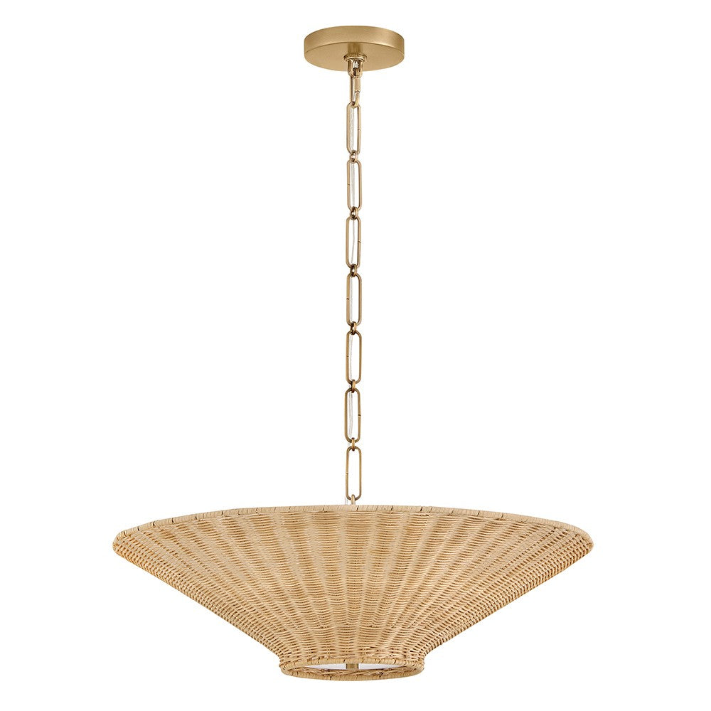 Hinkley - 48457HB - LED Chandelier - Delia - Heritage Brass