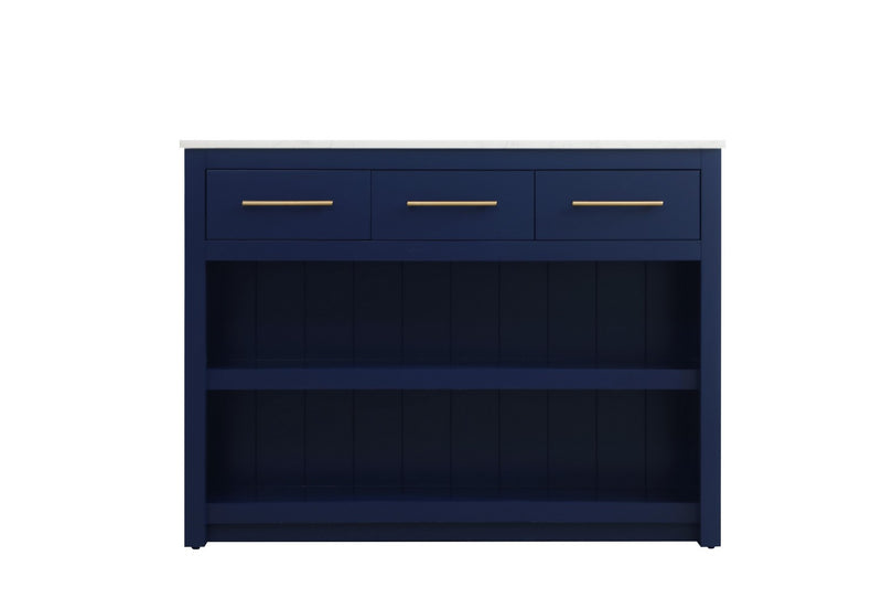 Elegant Lighting - KD0148BL - Kitchen Island - Porter - Blue
