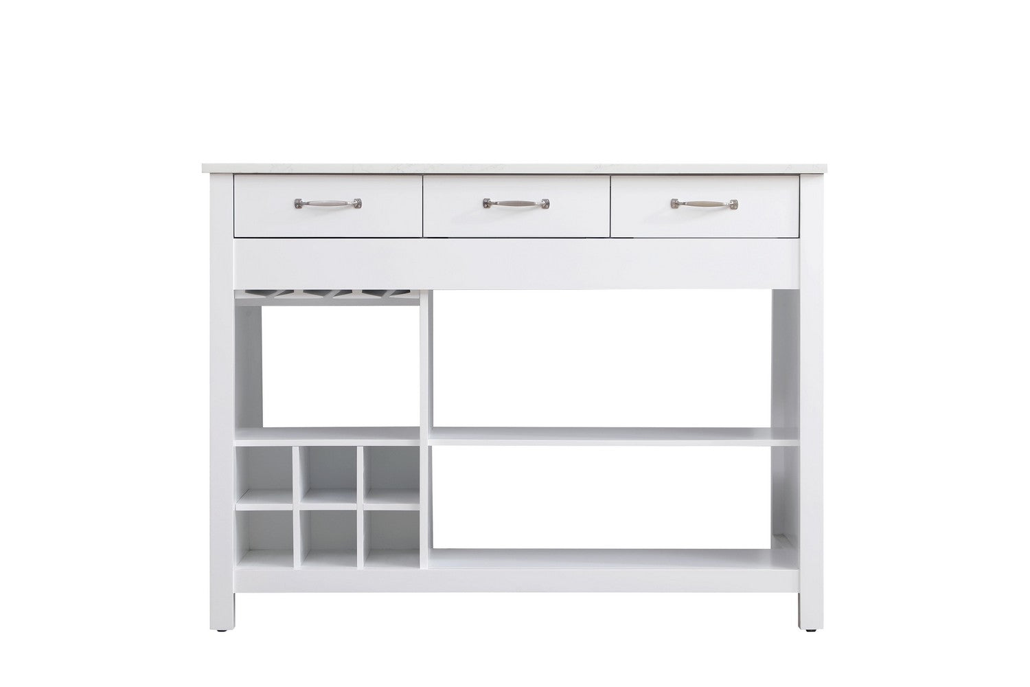 Elegant Lighting - KD0248WH - Kitchen Island - Jax - White