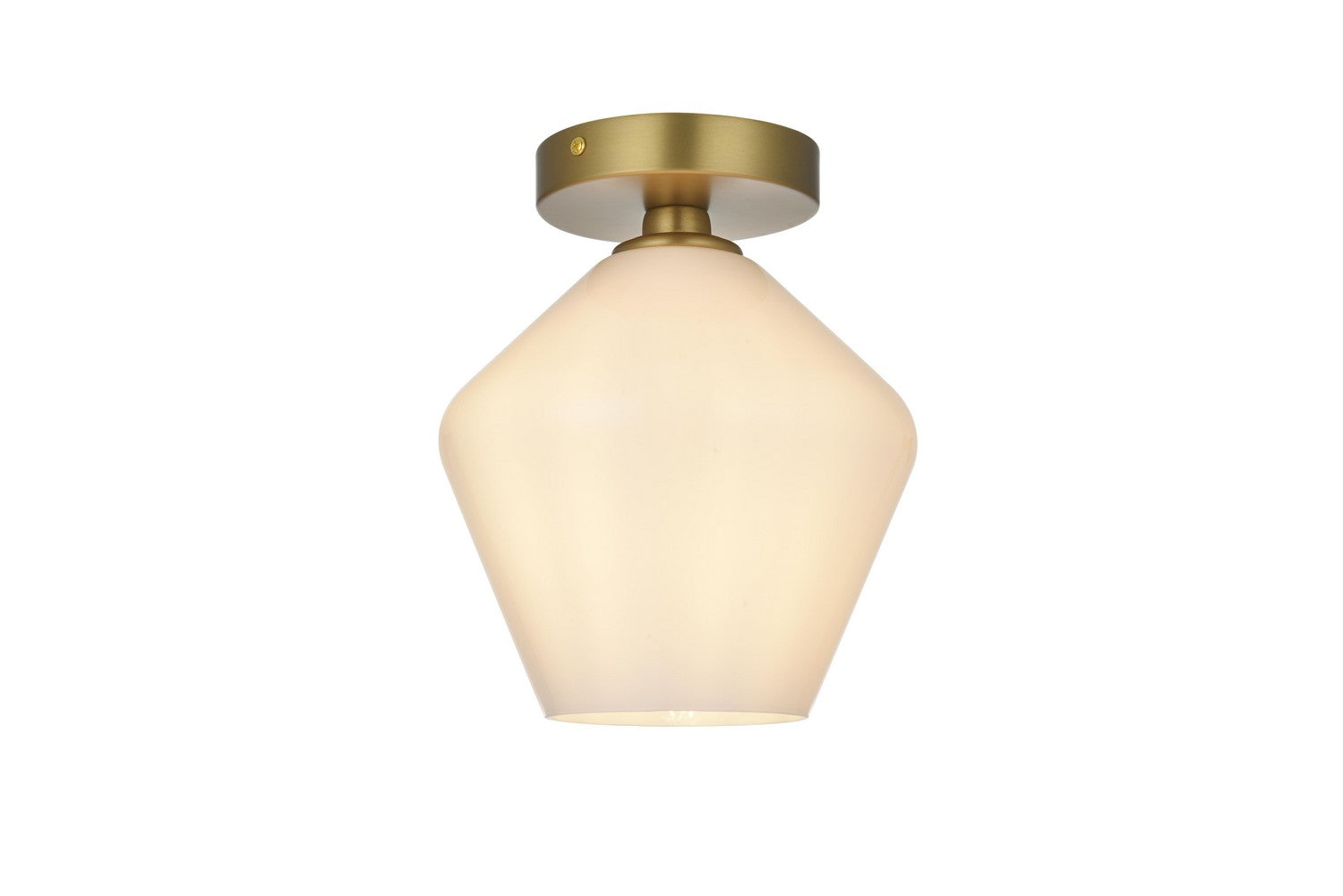 Elegant Lighting - LD2255SG - One Light Flush Mount - Gene - Satin Gold