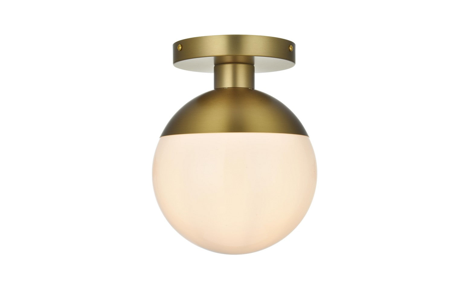 Elegant Lighting - LD6050SG - One Light Flush Mount - Eclipse - Satin Gold
