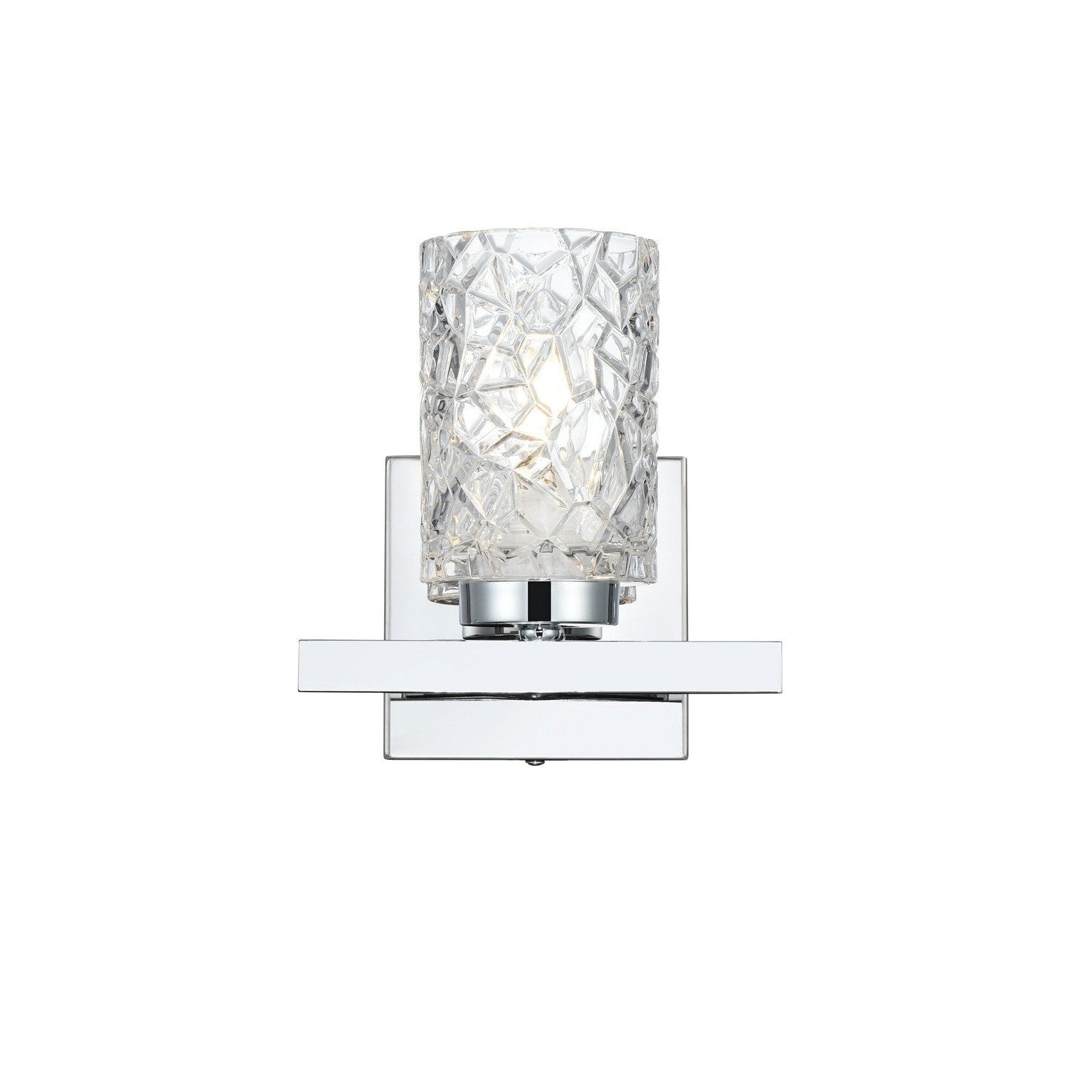 Elegant Lighting - LD7025W7C - One Light Wall Sconce - Cassie - Chrome and Clear