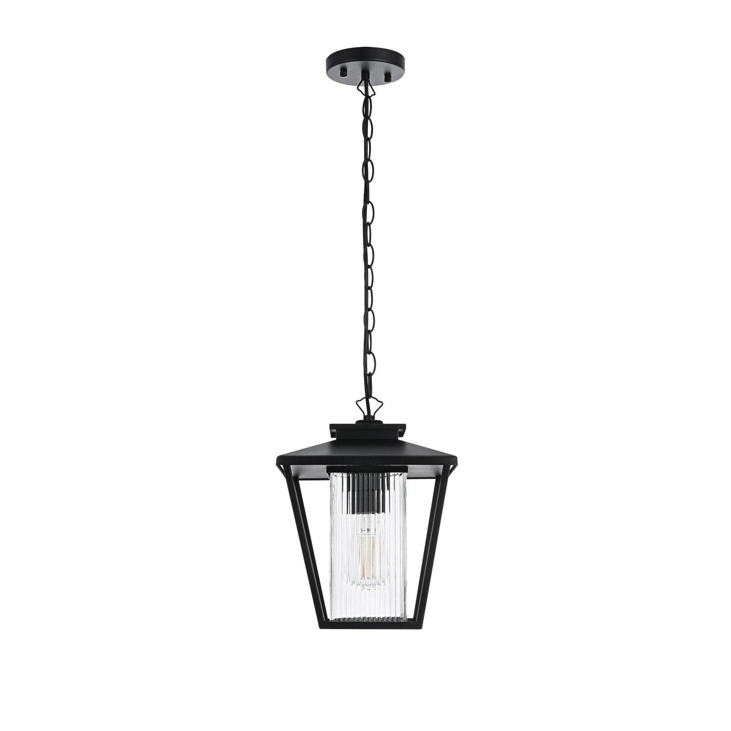 Elegant Lighting - OD306H14BK - One Light Outdoor Pendant - Gaul - Black