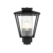 Elegant Lighting - OD306W15BK - One Light Outdoor Wall Sconce - Gaul - Black