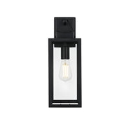 Elegant Lighting - OD330W18BK - One Light Outdoor Wall Sconce - Hilton - Black