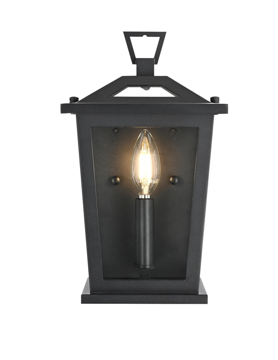 Elegant Lighting - OD331W12BK - One Light Outdoor Wall Sconce - Richmond - Black