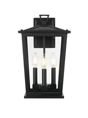 Elegant Lighting - OD333W16BK - Three Light Outdoor Wall Sconce - Berks - Black