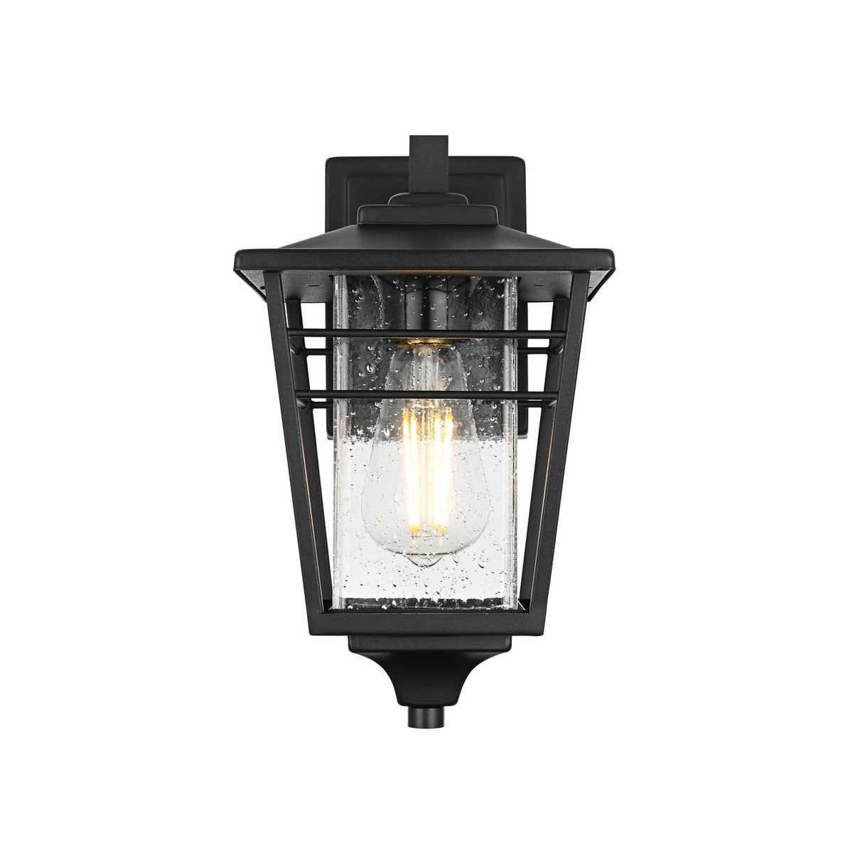 Elegant Lighting - OD347W13BK - One Light Outdoor Wall Sconce - Croskey - Black