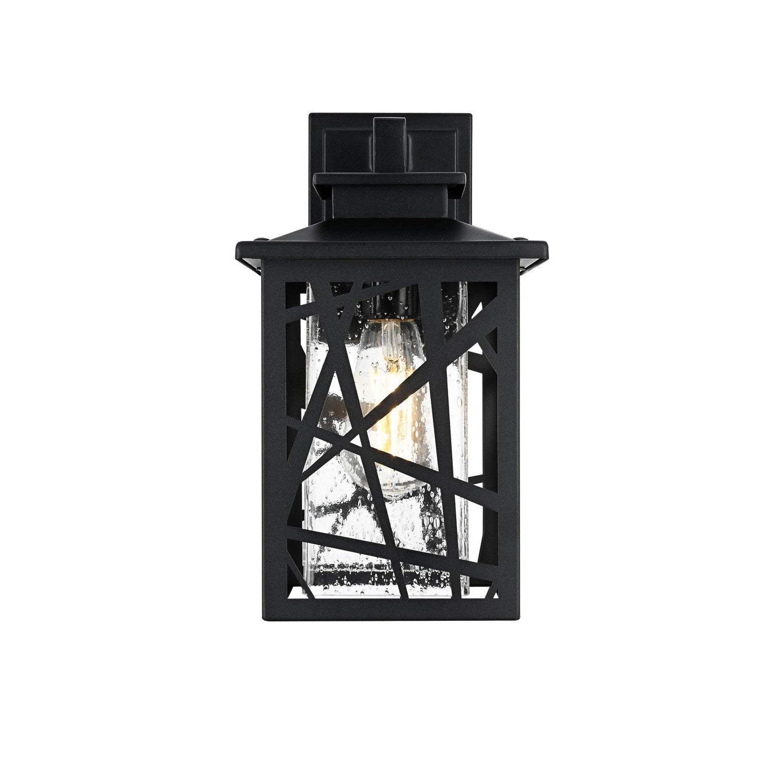 Elegant Lighting - OD353W13BK - One Light Outdoor Wall Sconce - Clifford - Black