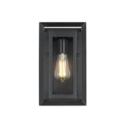 Elegant Lighting - OD355W12BK - One Light Outdoor Wall Sconce - Etting - Black