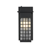 Elegant Lighting - OD360W12BK - One Light Outdoor Wall Sconce - Palmer - Black