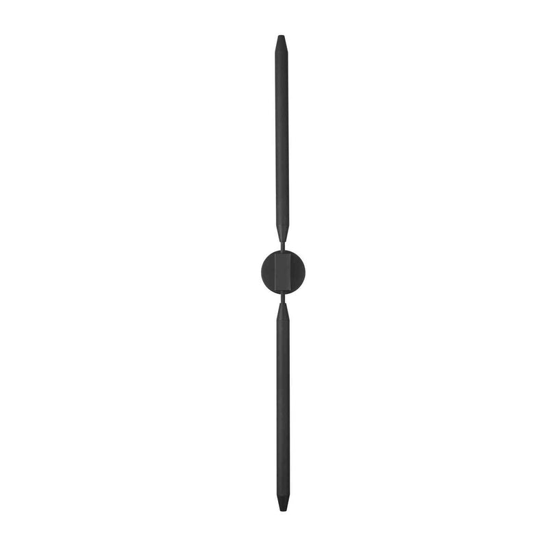 Elegant Lighting - OD401W50BK - LED Outdoor Wall Sconce - Odin - Black