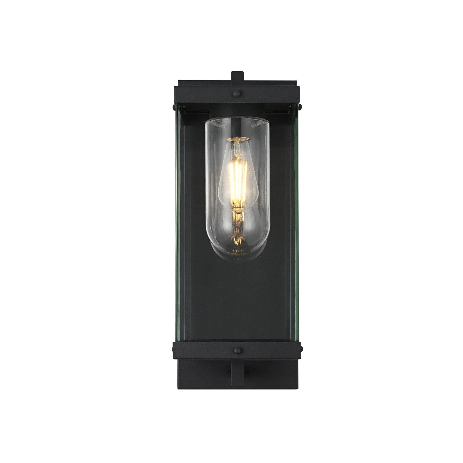 Elegant Lighting - OD409W21BK - One Light Outdoor Wall Sconce - Keaton - Black