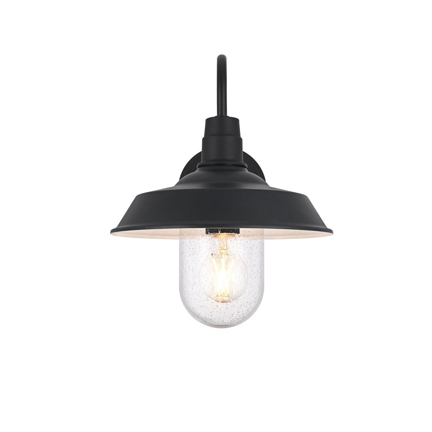 Elegant Lighting - OD415W15BK - One Light Outdoor Wall Sconce - Rayan - Black