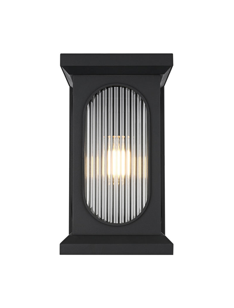 Elegant Lighting - OD417W17BK - One Light Outdoor Wall Sconce - Sevyn - Black
