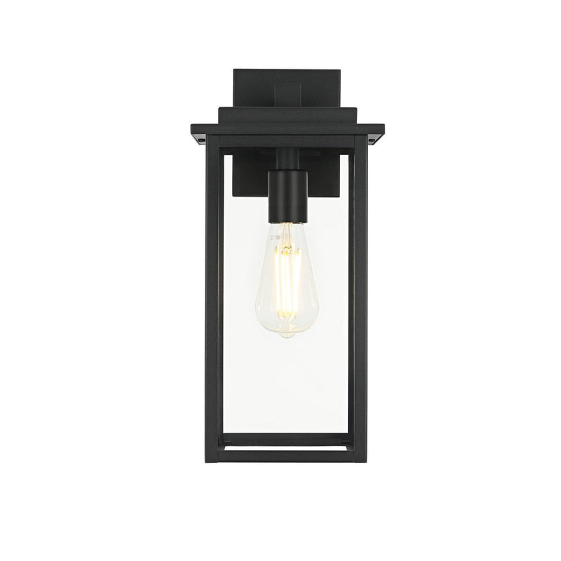 Elegant Lighting - OD50126W15BK - One Light Outdoor Wall Sconce - Kaysen - Black
