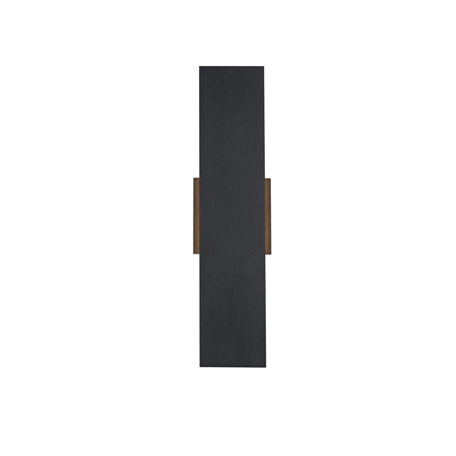 Elegant Lighting - OD506W18BK - LED Outdoor Wall Sconce - Waylen - Black