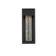 Elegant Lighting - OD604W15BK - LED Outdoor Wall Sconce - Amaris - Black and Clear