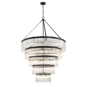 Crystorama - EMO-5430-BF - 30 Light Chandelier - Emory - Black Forged