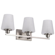 Nuvo Lighting - 60-8223 - Three Light Vanity - Lune - Brushed Nickel