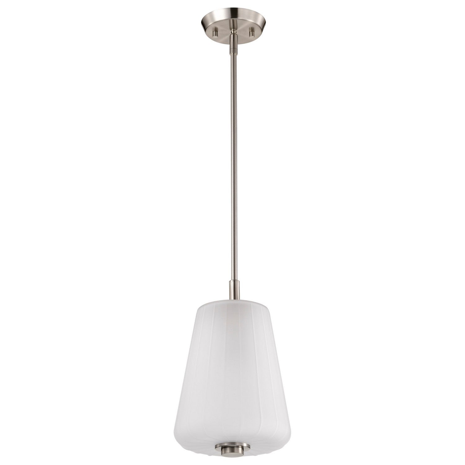 Nuvo Lighting - 60-8227 - One Light Pendant - Lune - Brushed Nickel
