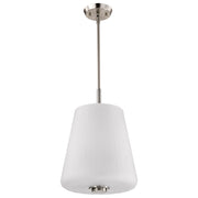 Nuvo Lighting - 60-8228 - Three Light Pendant - Lune - Brushed Nickel