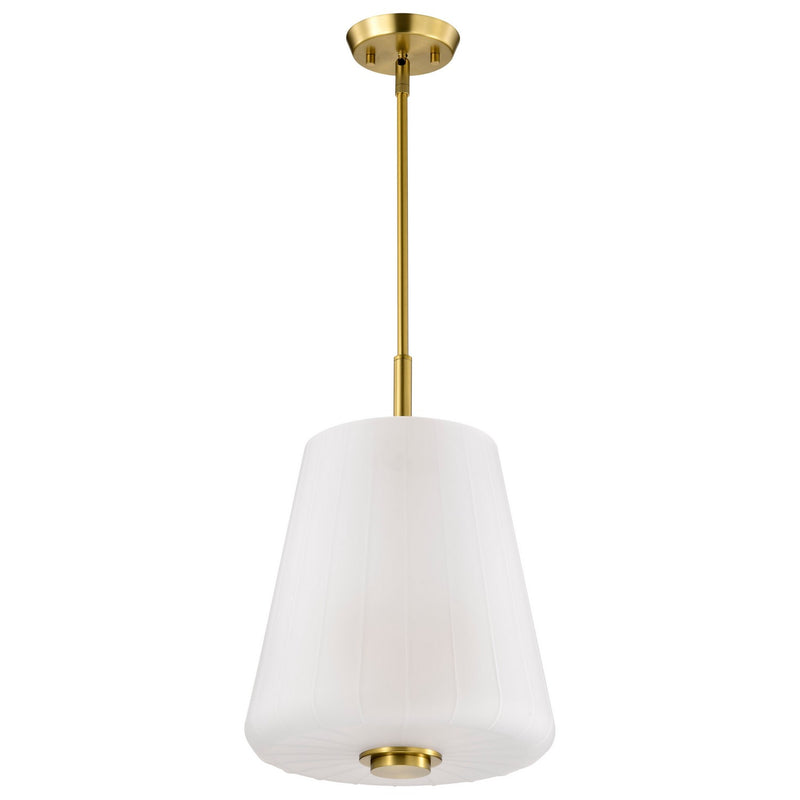 Nuvo Lighting - 60-8238 - Three Light Pendant - Lune - Vintage Brass