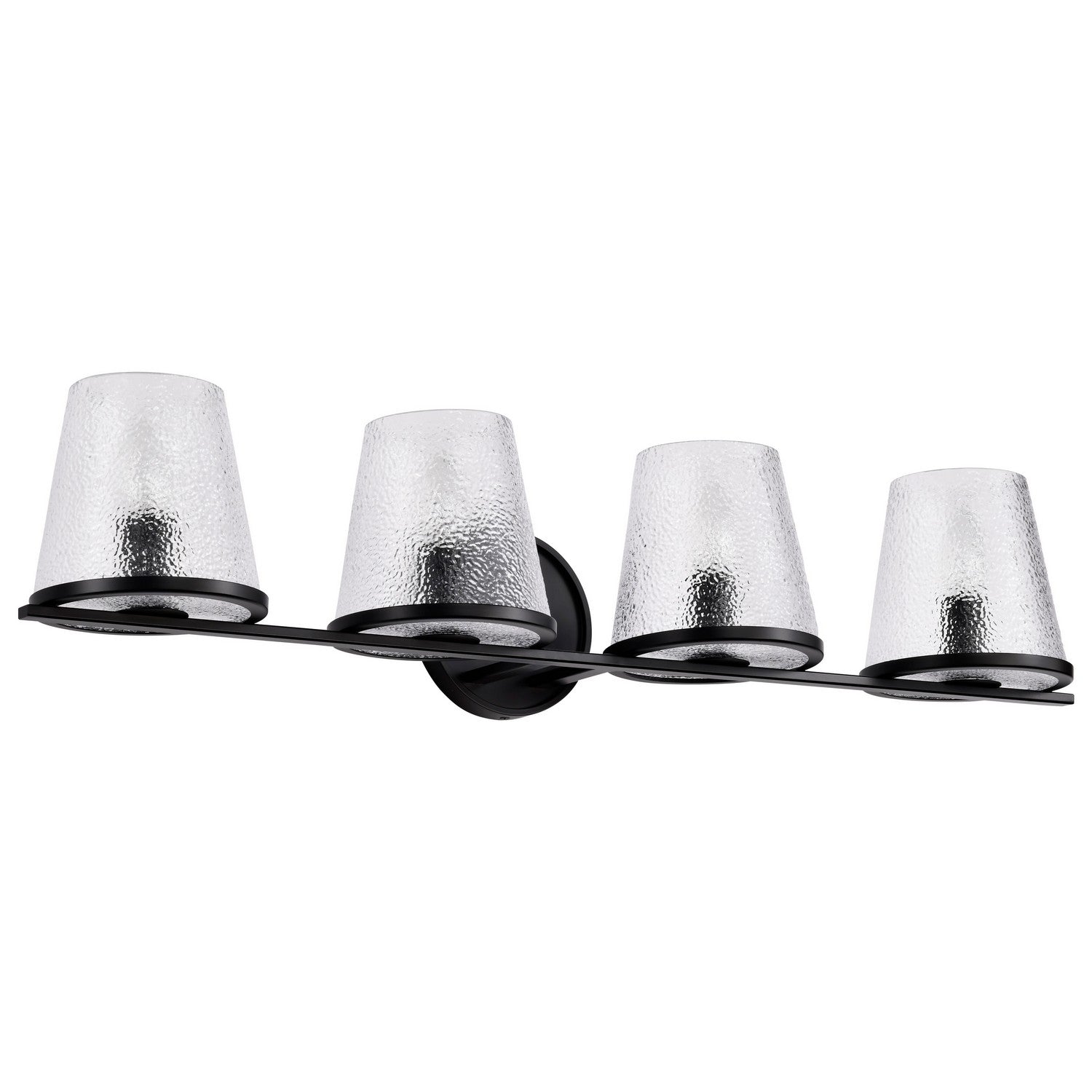 Nuvo Lighting - 60-8254 - Four Light Vanity - Valentine - Black