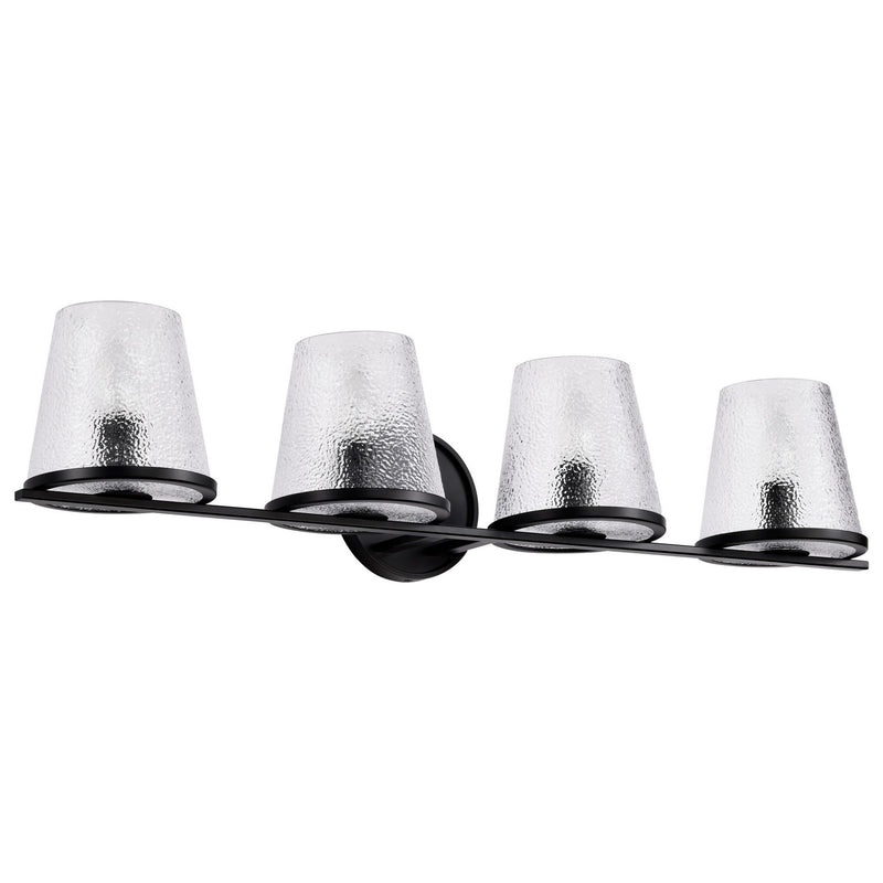 Nuvo Lighting - 60-8254 - Four Light Vanity - Valentine - Black