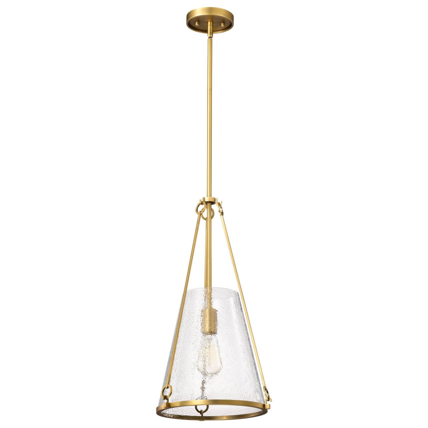 Nuvo Lighting - 60-8266 - One Light Pendant - Valentine - Vintage Brass