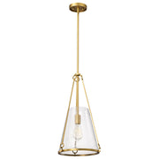 Nuvo Lighting - 60-8266 - One Light Pendant - Valentine - Vintage Brass