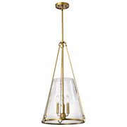 Nuvo Lighting - 60-8267 - Three Light Pendant - Valentine - Vintage Brass
