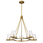 Nuvo Lighting - 60-8268 - Five Light Chandelier - Valentine - Vintage Brass