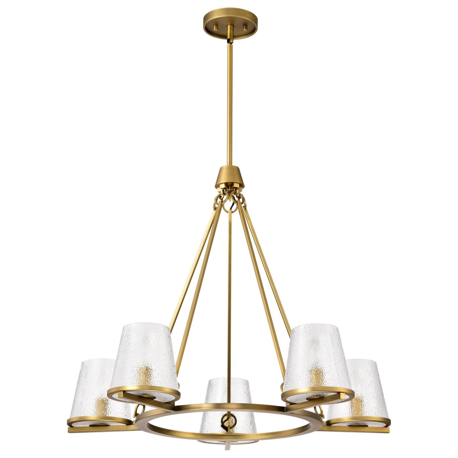 Nuvo Lighting - 60-8268 - Five Light Chandelier - Valentine - Vintage Brass