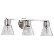 Nuvo Lighting - 60-8333 - Three Light Vanity - Gianna - Brushed Nickel