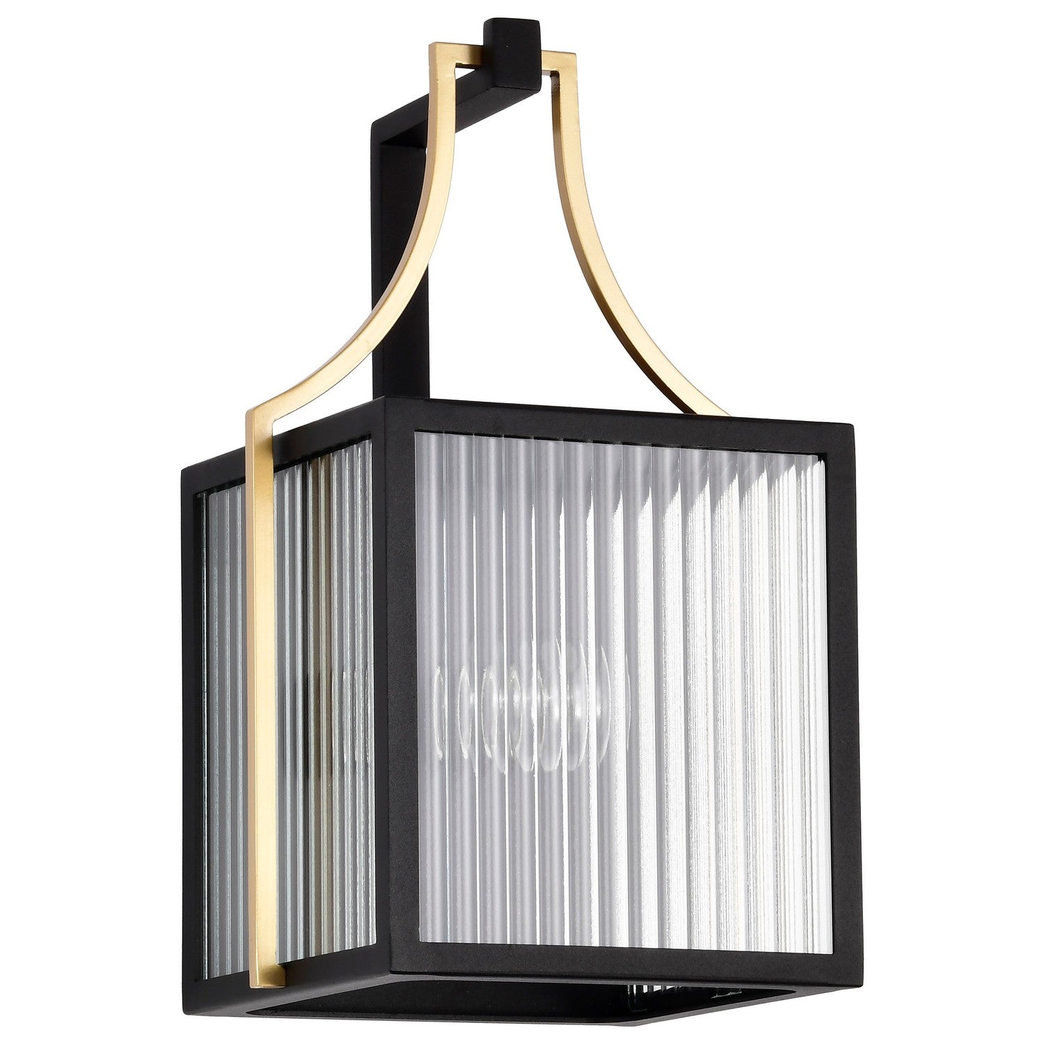 Nuvo Lighting - 60-8502 - One Light Outdoor Wall Lantern - Holden - Black / Gold