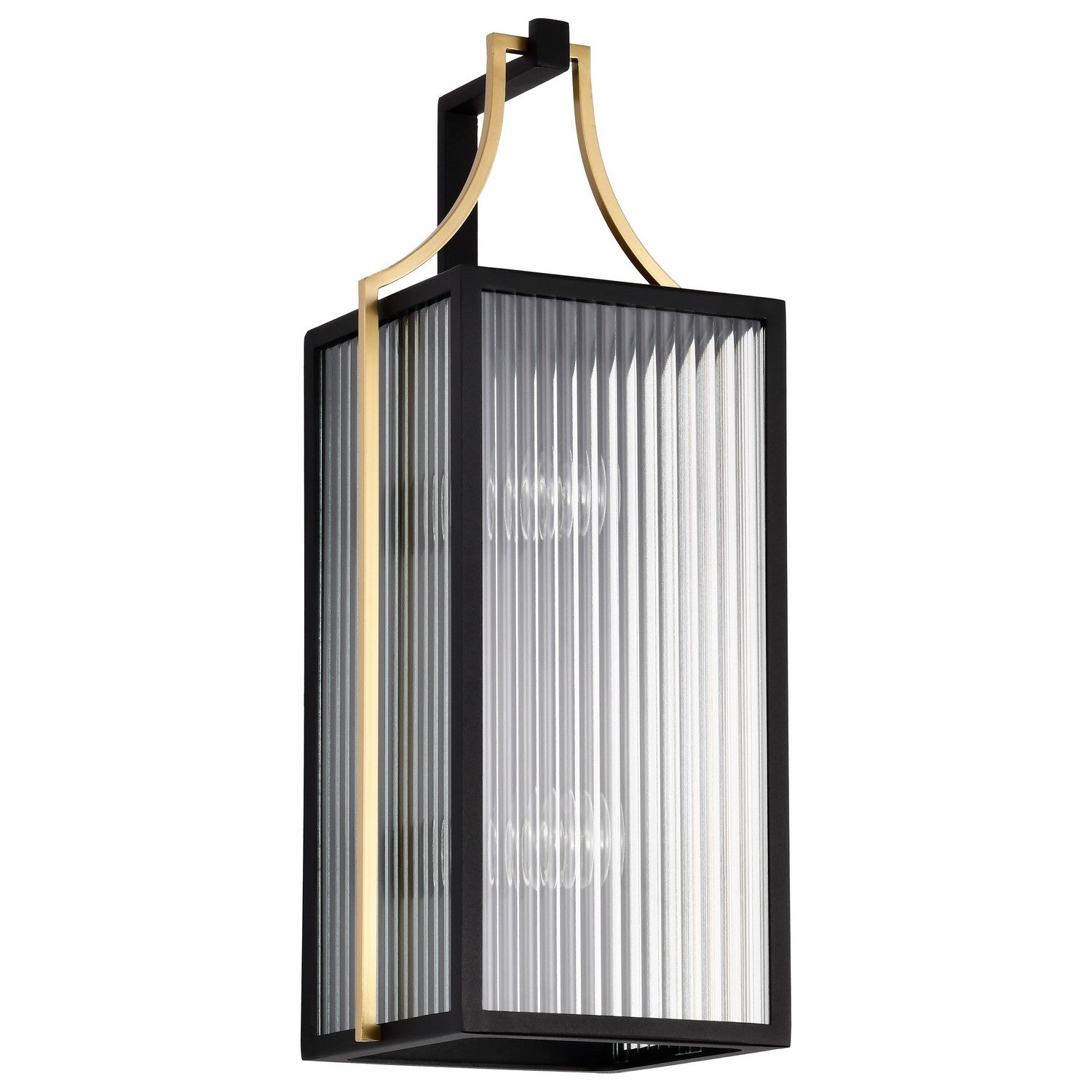 Nuvo Lighting - 60-8503 - Two Light Outdoor Wall Lantern - Holden - Black / Gold
