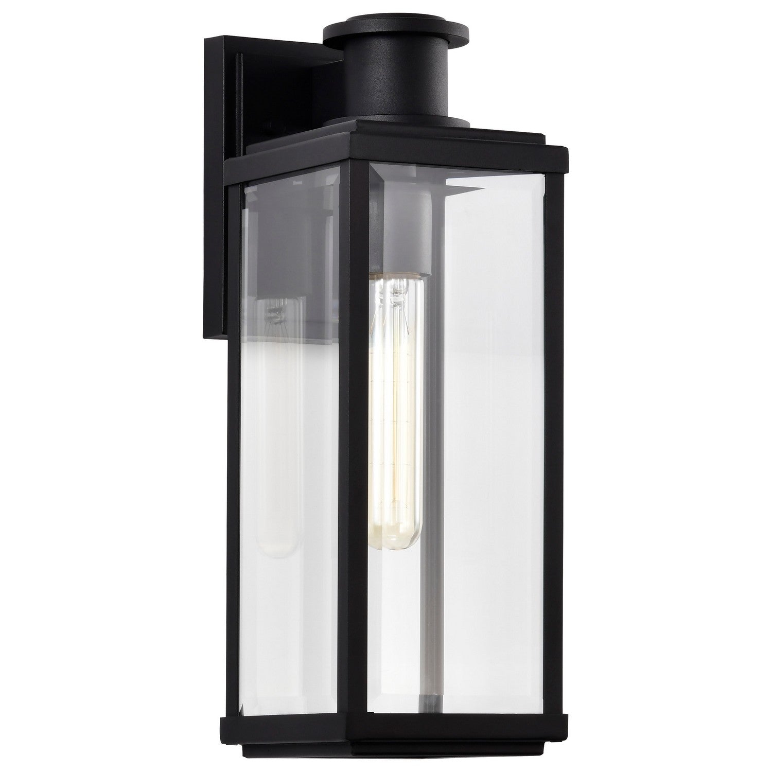 Nuvo Lighting - 60-8511 - One Light Outdoor Wall Lantern - Luca - Sand Black