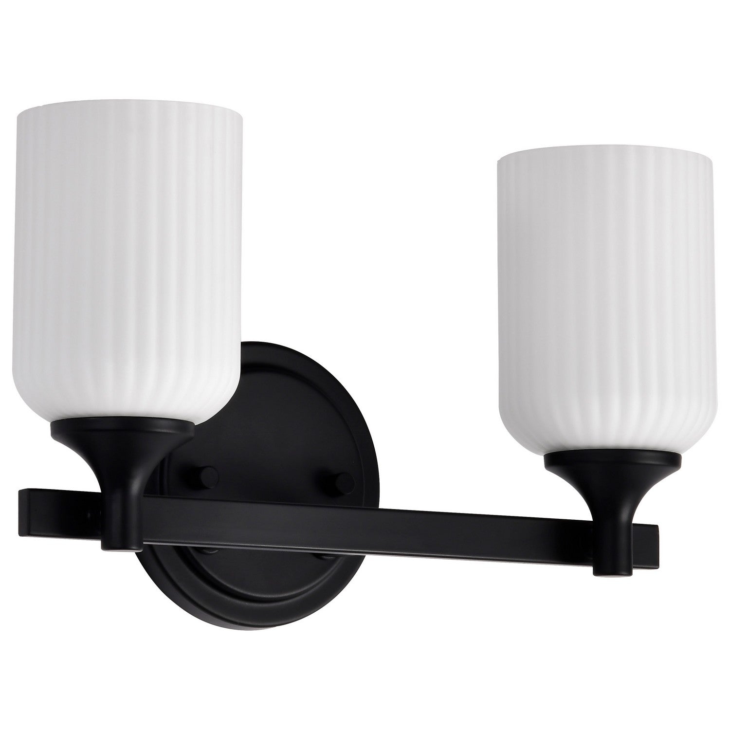 Nuvo Lighting - 60-8642 - Two Light Vanity - Solara - Matte Black