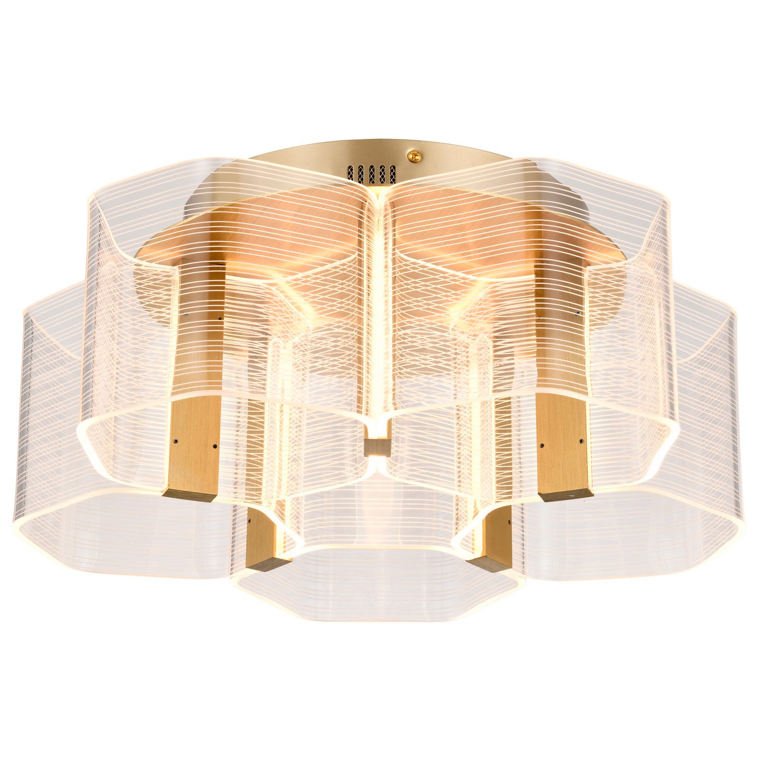Nuvo Lighting - 62-2401 - LED Flush Mount - Kenzo - Polished Anodized Bronze