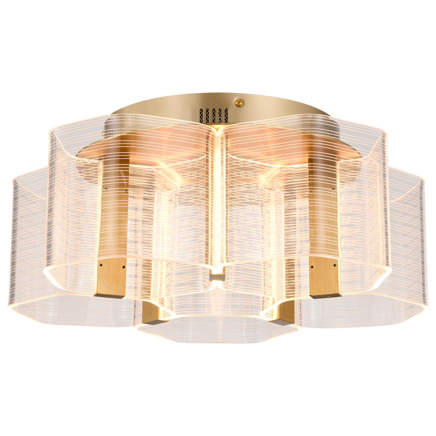 Nuvo Lighting - 62-2401 - LED Flush Mount - Kenzo - Polished Anodized Bronze