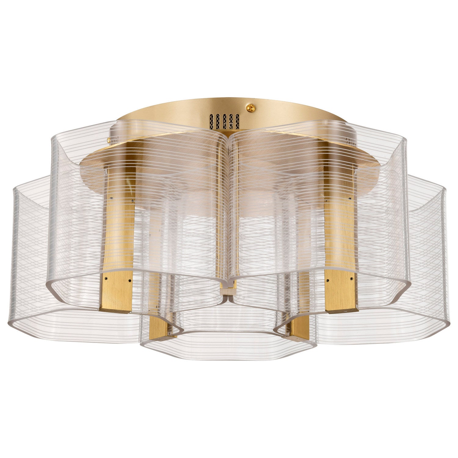 Nuvo Lighting - 62-2401 - LED Flush Mount - Kenzo - Polished Anodized Bronze