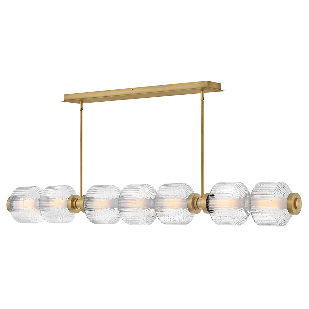 Fredrick Ramond - FR41466LCB - LED Linear - Reign - Lacquered Brass