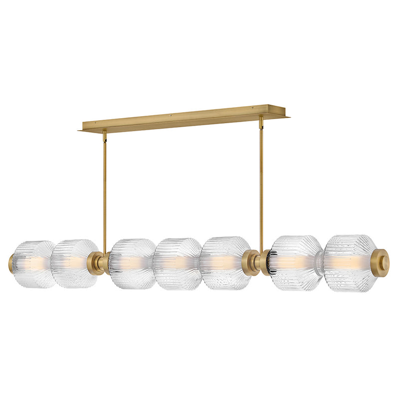 Fredrick Ramond - FR41466LCB - LED Linear - Reign - Lacquered Brass