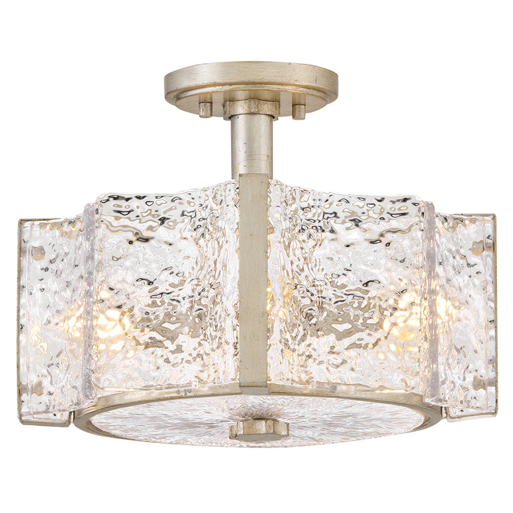 Fredrick Ramond - FR41601GG - LED Semi-Flush Mount - Florian - Glacial