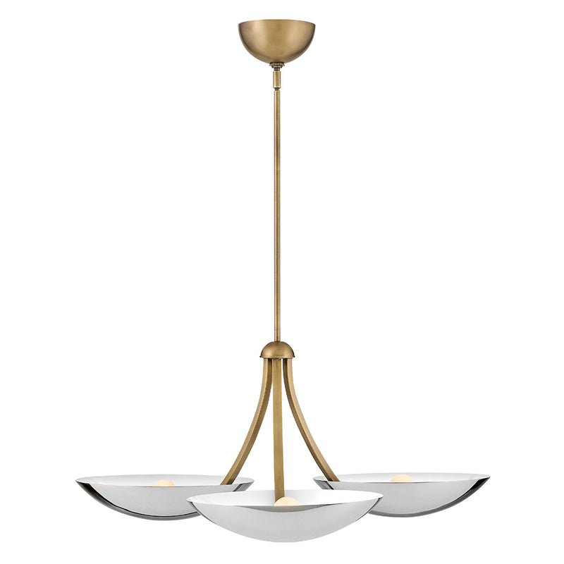 Fredrick Ramond - FR41646HB-CM - LED Chandelier - Glenn - Heritage Brass